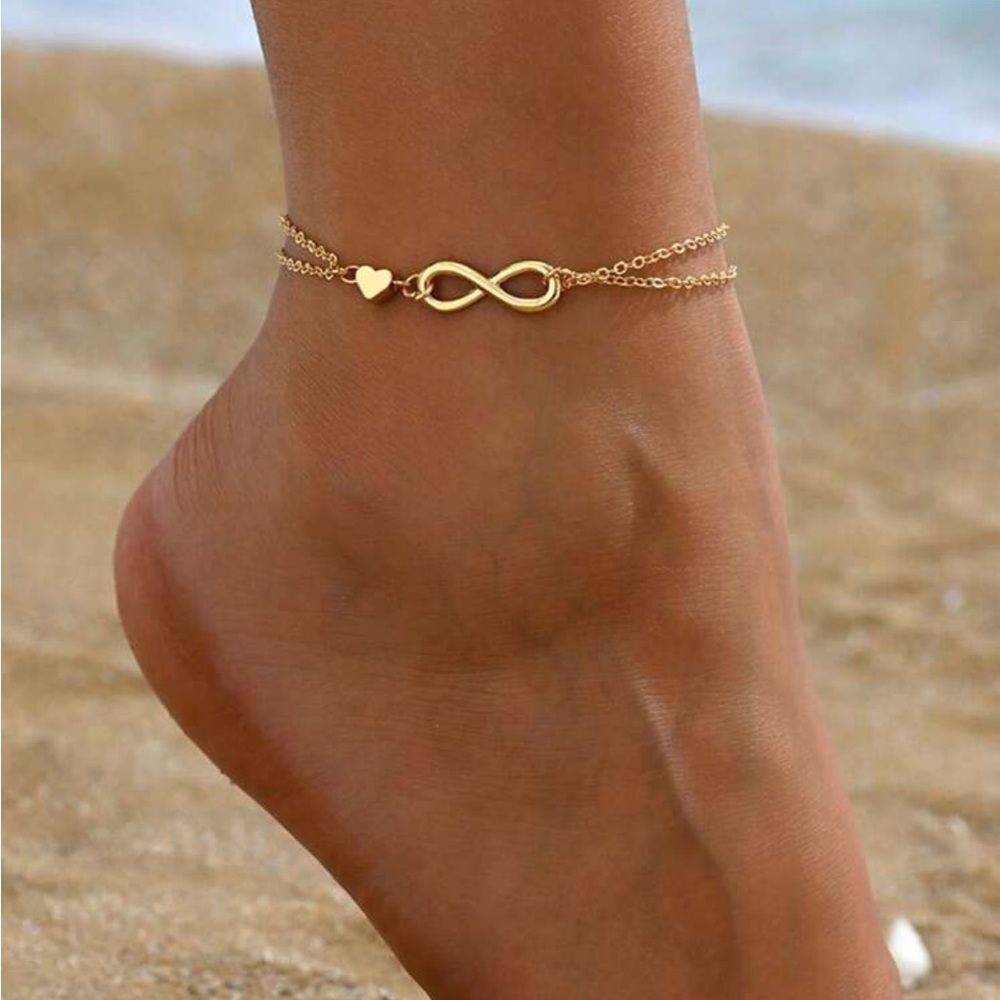 Gold Infinity Anklet R188